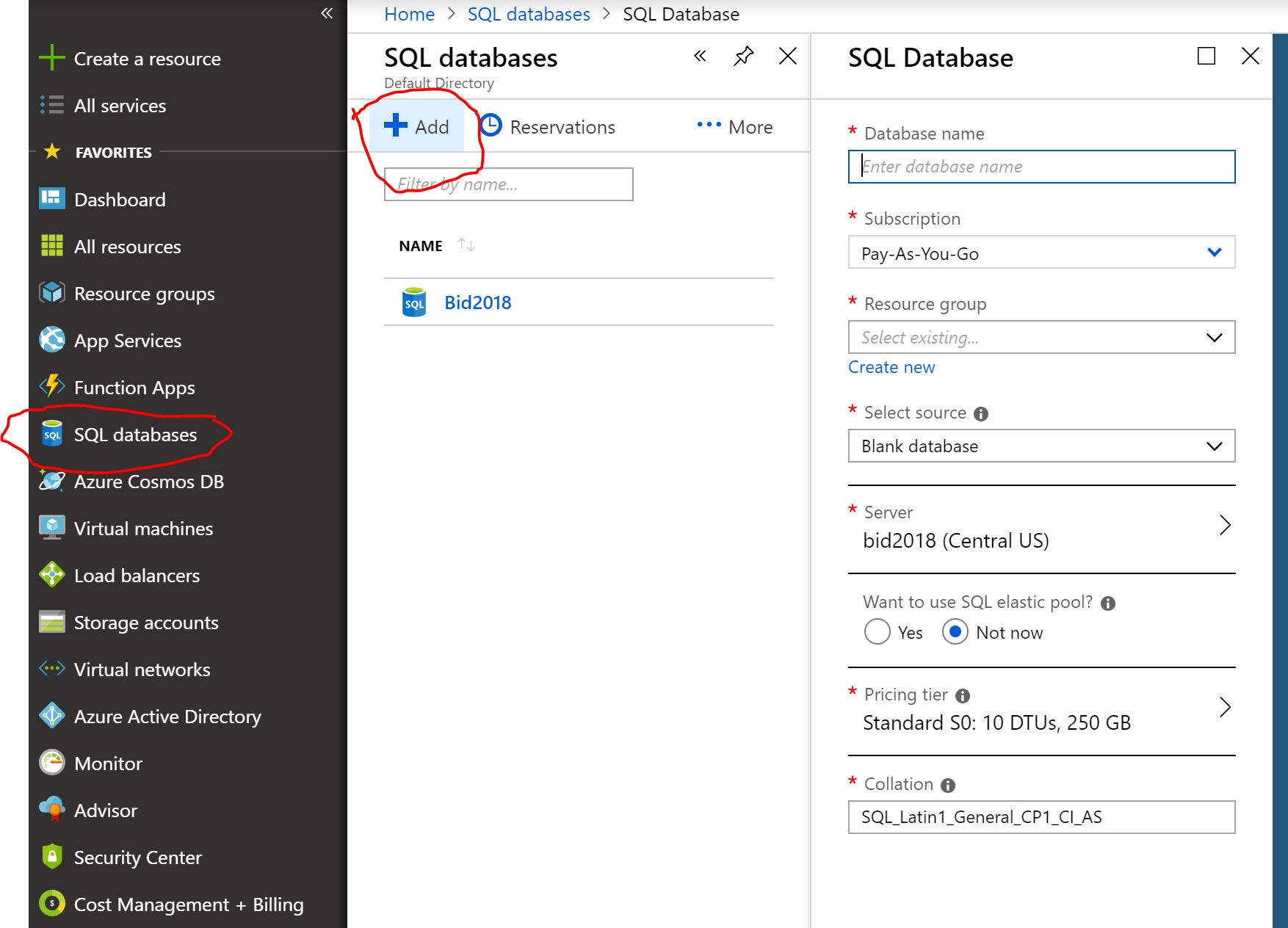 SQL Database